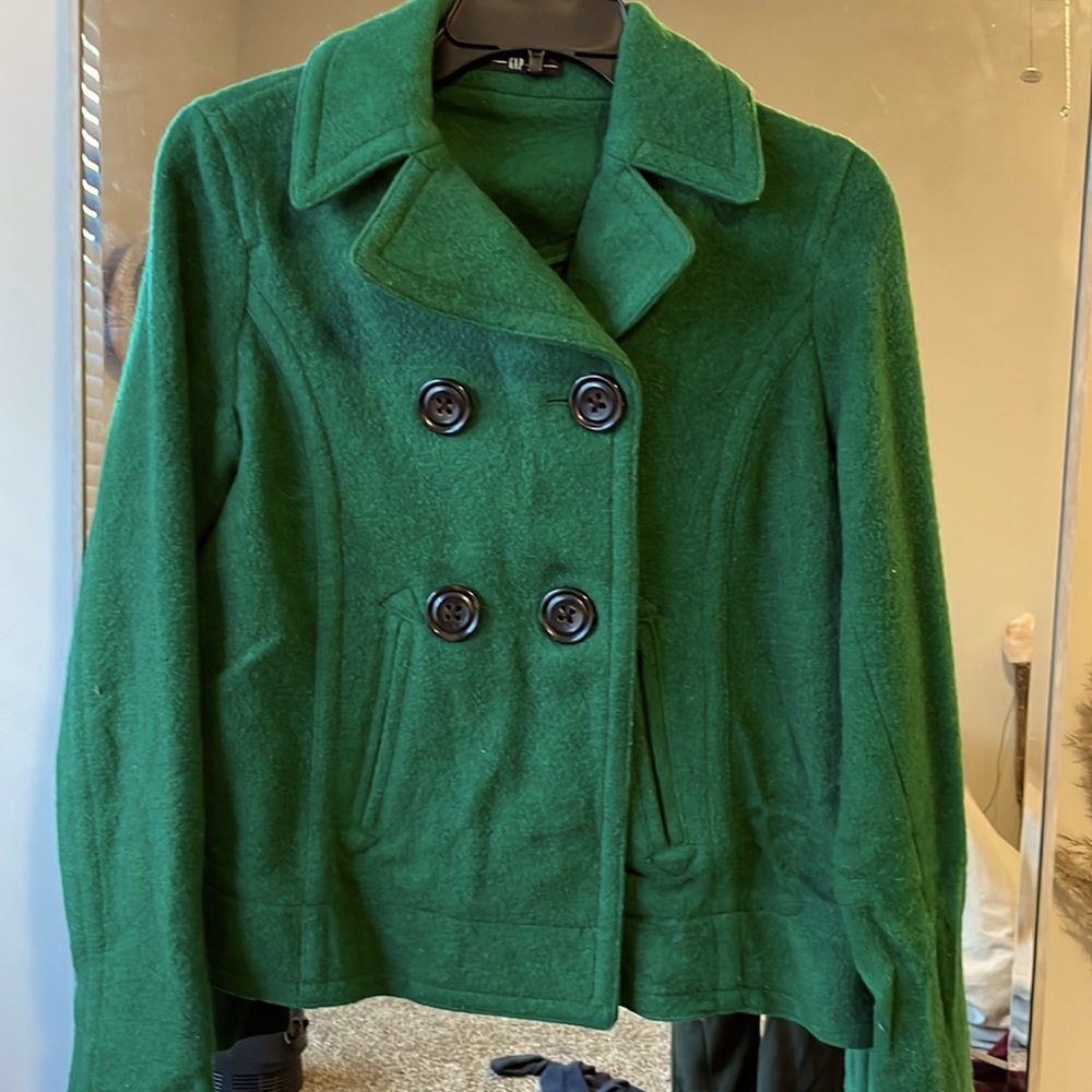 Emerald Green Peacoat